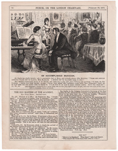 antique music prints (19th century)